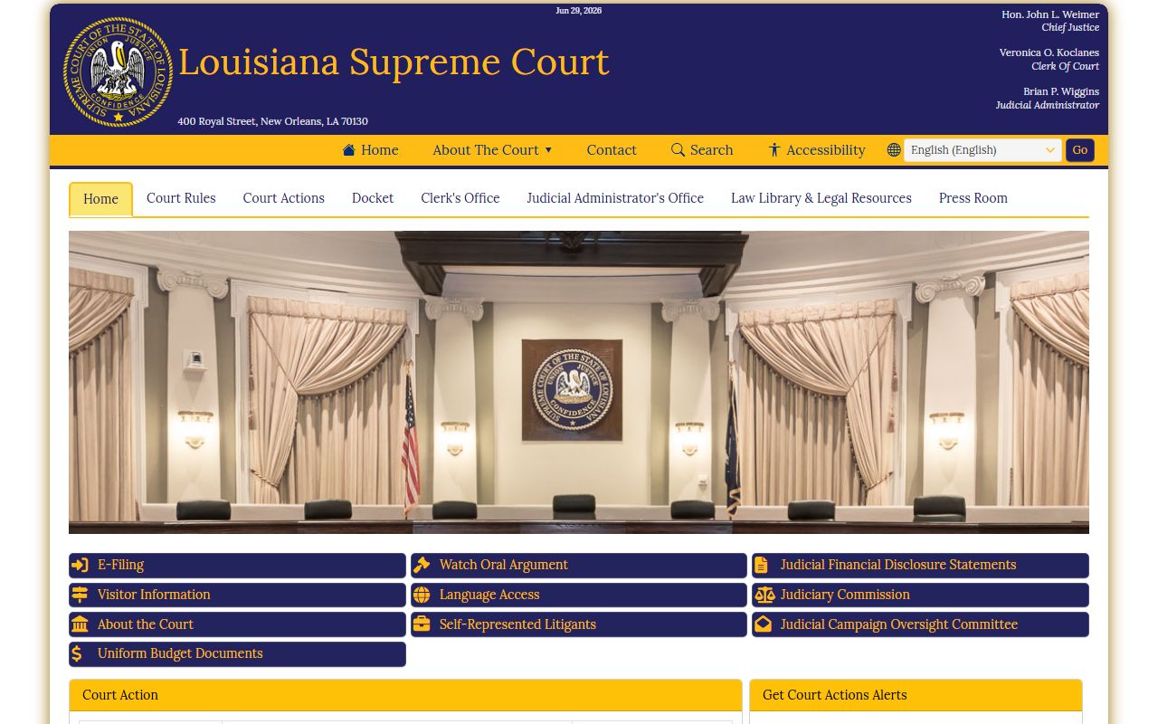 West Carroll Parish court records Louisiana Supreme Court source